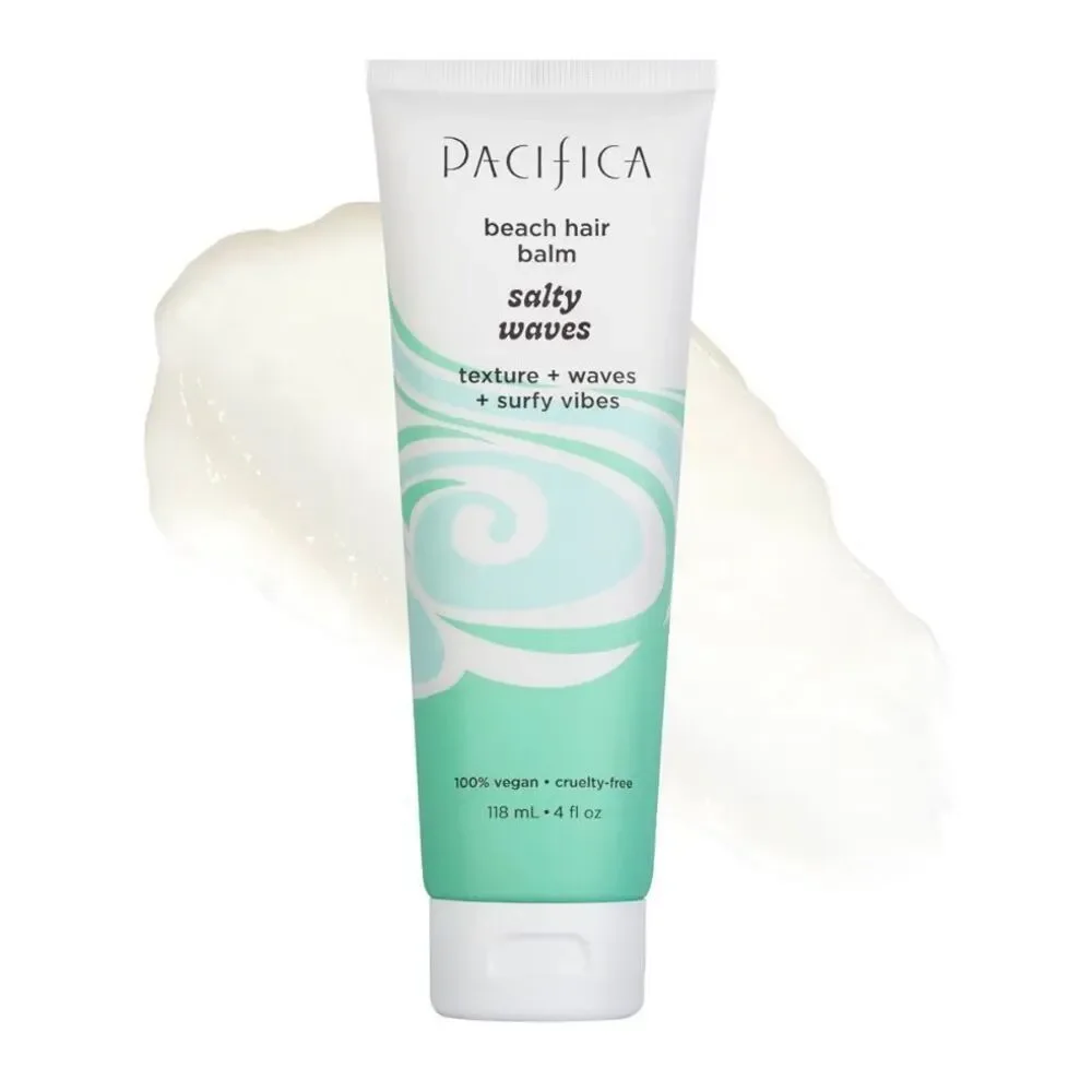 PACIFICA -Salty Waves Beach Hair Balm/4 fl oz/Create Textured Surfer-Style Waves